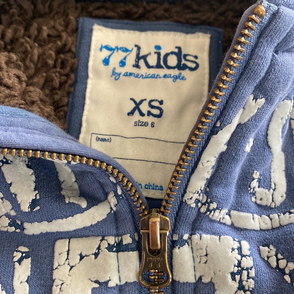 77 Kids Boys Jacket/Coat/Hoodie with faux fur lining - Picture 3 of 9